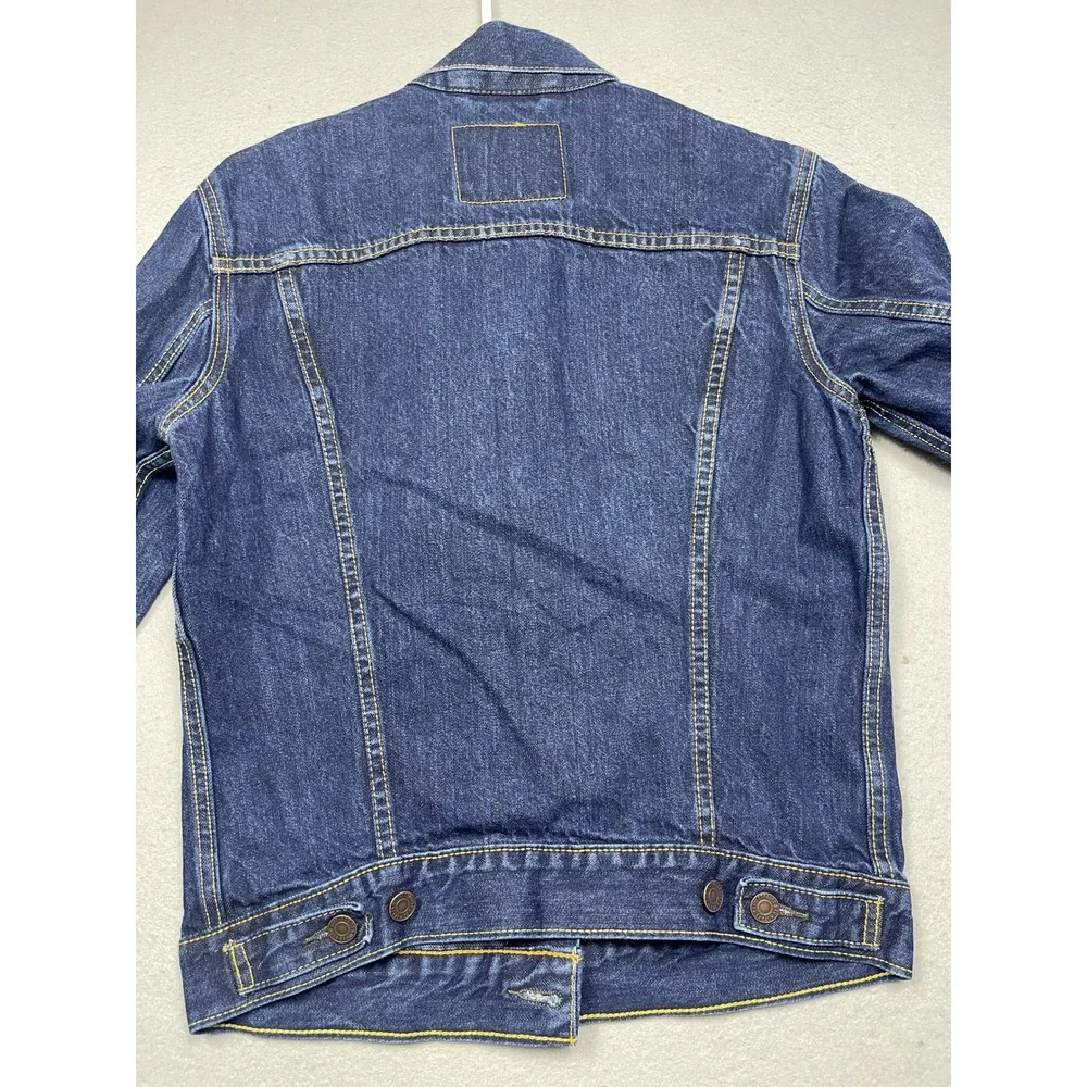 Levi's Trucker Jacket Denim Dark Blue Small Mens
